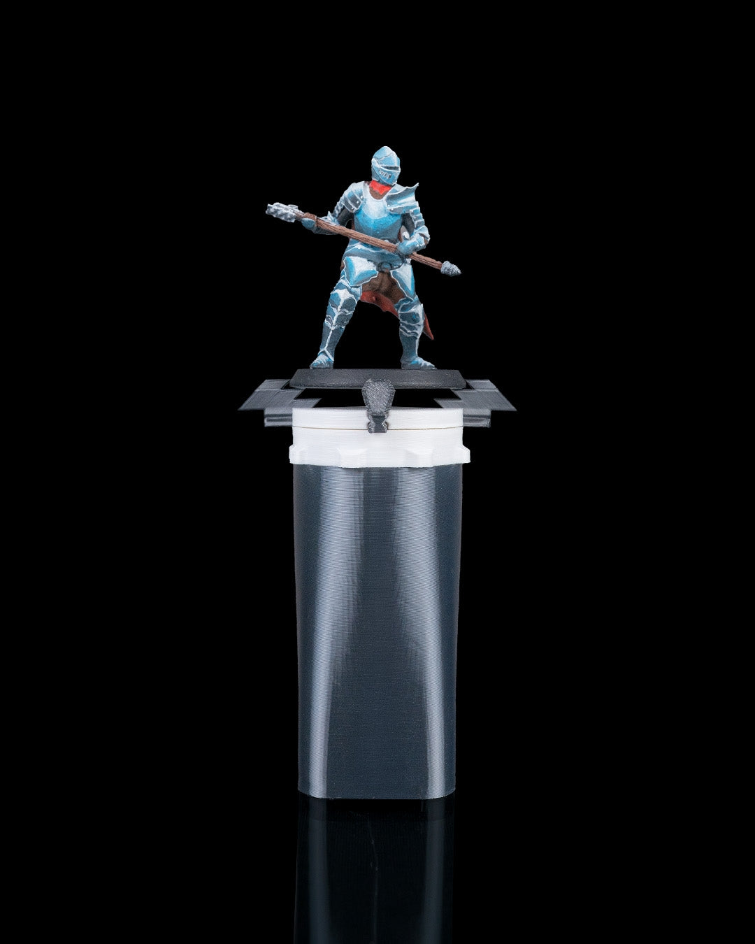 GripJaw Painting Handle, 3D Printed Miniature Holder with Four Jaw Chuck for Model Painting