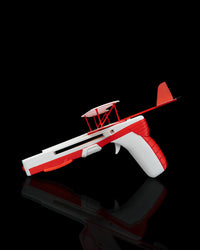 Red Baron biplane glider side view