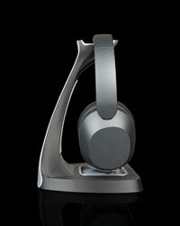 Minimal arch headphone stand front view