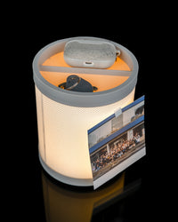 Memo Tower desk lamp organizer