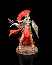 3D printed Athena Greek goddess figure