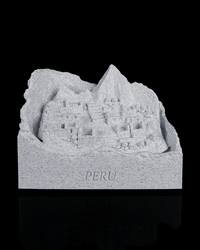 3D printed Machu Picchu landmark lamp