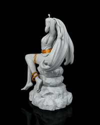 Aphrodite goddess sculpture side view