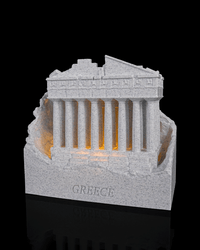Athens Acropolis stone look decor