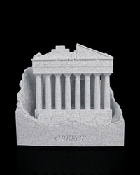 3D printed Parthenon landmark lamp