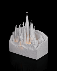 Barcelona Basilica stone look decor