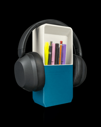 3D printed block desk organizer