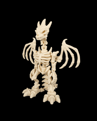 3D printed undead dragonborn miniature