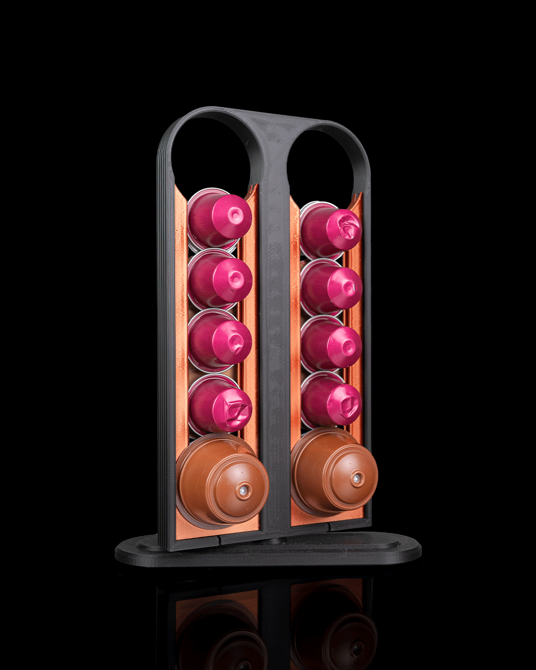 Brew Spin Coffee Pod Dispenser, 3D Printed Rotating Pod Holder and Carousel for Kitchen Counter