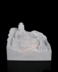 China Wall Great Wall landmark lamp glowing