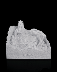 3D printed Great Wall landmark lamp