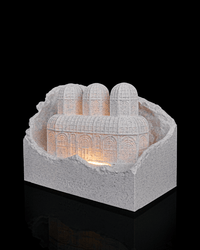 Crystal Garden greenhouse stone look decor
