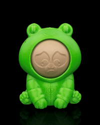 Froggybara with a sleepy swappable face
