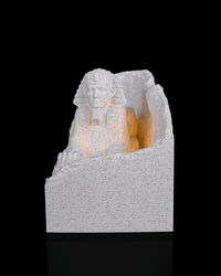 Giza Sphinx stone look decor