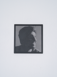 Square halftone photo frame
