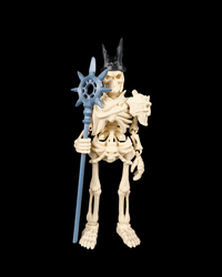 King of the Dead articulated skeleton necromancer figure