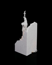 Liberty Monument stone look decor