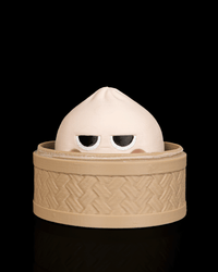 Meh dumpling fidget in a bamboo steamer basket