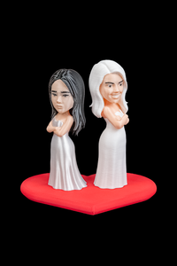 Personalized 3D Printed Cake Topper Figures