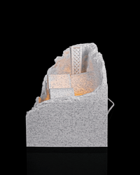 Modern Sanctuary stone look decor