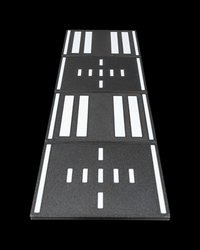 Modular Landing Strip toy runway tiles with markings