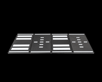 Snap together runway tiles