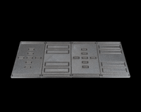 3D printed toy runway tiles