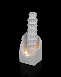 Pisa Tower stone look decor