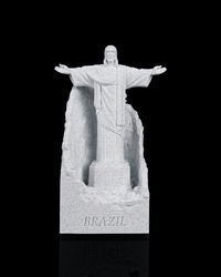 3D printed Christ the Redeemer landmark lamp