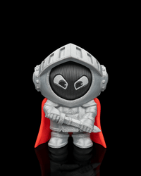 Sir Flips-a-Lot knight figure front view