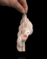 Hand twisting the Wowza mega dumpling fidget