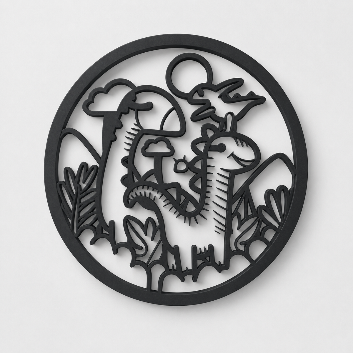 Dinosaurs Wall Art – 3D Printed Wall Art