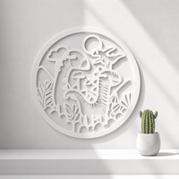 Dinosaurs Wall Art – 3D Printed Wall Art
