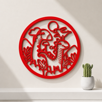 Dinosaurs Wall Art – 3D Printed Wall Art